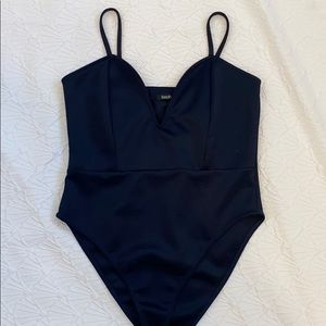 Women’s navy blue bodysuit